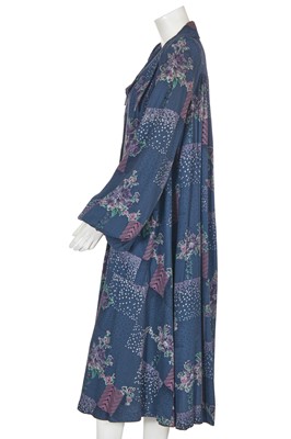 Lot 133 - A Biba printed wool coat dress, circa 1974
