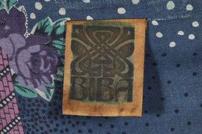 Lot 133 - A Biba printed wool coat dress, circa 1974