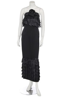 Lot 10 - A Chanel ribbon dress, Autumn-Winter 1986-87