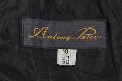 Lot 165 - An Antony Price black lace evening dress, 1990s