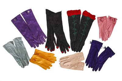 Lot 79 - A group of leather and suede gloves, 1980s