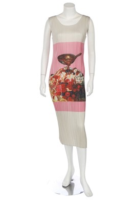 Lot 143 - An Issey Miyake pleated polyester dress, Spring-Summer 2000