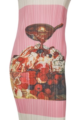 Lot 143 - An Issey Miyake pleated polyester dress, Spring-Summer 2000