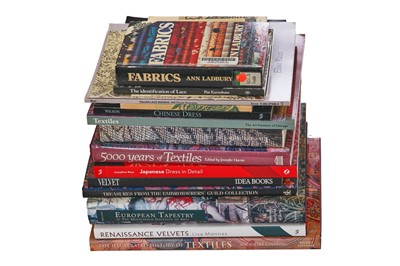 Lot 135 - A good group of textile reference books