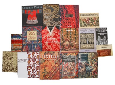 Lot 135 - A good group of textile reference books