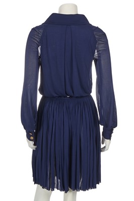 Lot 6 - A Chanel navy jersey jumpsuit, Cruise 2018