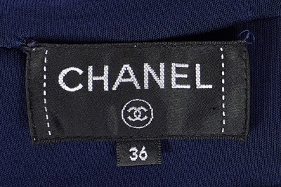 Lot 6 - A Chanel navy jersey jumpsuit, Cruise 2018