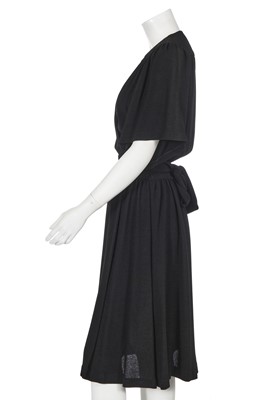 Lot 136 - A Biba moss crêpe wrap dress, circa 1974