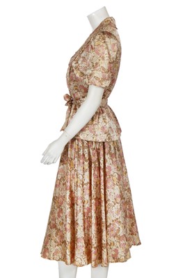 Lot 137 - A Biba floral printed satin ensemble, circa 1974