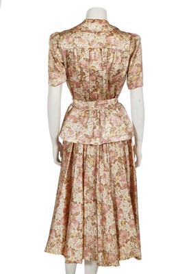 Lot 137 - A Biba floral printed satin ensemble, circa 1974