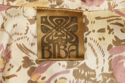 Lot 137 - A Biba floral printed satin ensemble, circa 1974