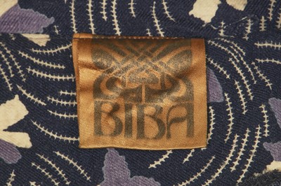 Lot 145 - A Biba printed flanesta suit, circa 1974
