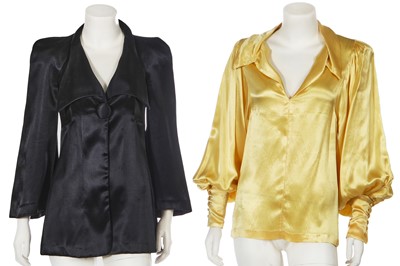 Lot 107 - A group of Biba satin separates, circa 1973
