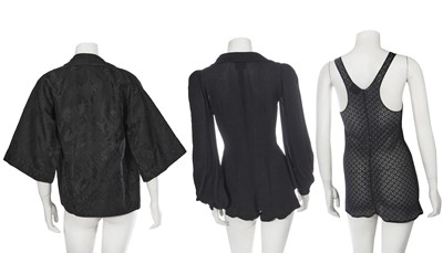 Lot 75 - Three Biba black tops, circa 1968-74