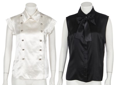 Lot 16 - Two Chanel silk blouses, modern