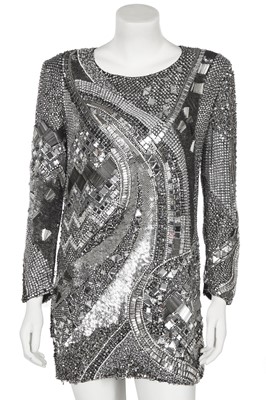 Lot 40 - A Balmain by Christophe Decarnin embellished tunic/mini dress, circa 2010