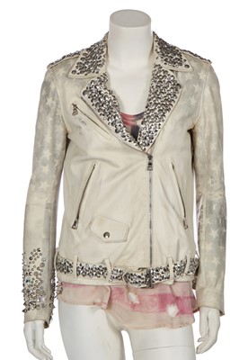 Lot 39 - A Balmain by Christophe Decarnin American flag leather jacket, Spring-Summer 2011