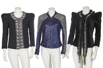 Lot 37 - Three Balmain jackets by Christophe Decarnin, circa 2010