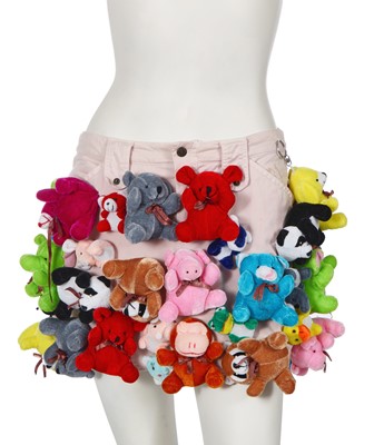 Lot 64 - A Dolce & Gabbana plush-toy mini skirt, Spring-Summer 2003