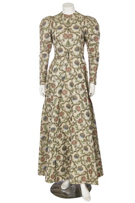 Lot 466 - A brocaded evening coat, 1936