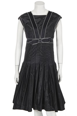 Lot 3 - A Chanel black silk taffeta dress, Autumn-Winter 2005-06