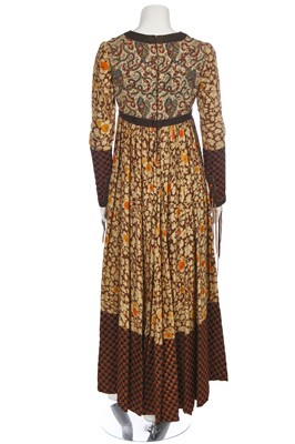 Lot 320 - A fine Bill Gibb for Baccarat 'Gypsy' dress, 1970