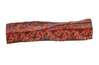Lot 504 - A rare printed wool nursing day dress, circa 1845