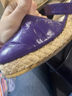 Lot 57 - Two pairs of Biba shoes, circa 1970