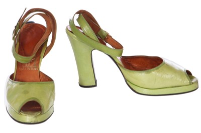 Lot 60 - Three pairs of Biba heels, circa 1970