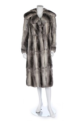 Lot 74 - A chinchilla coat, modern, un-labelled,...