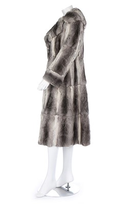 Lot 74 - A chinchilla coat, modern, un-labelled,...