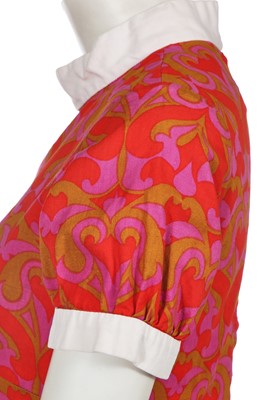 Lot 2 - A Biba 'Victorian Gothic' printed cotton mini dress, circa 1967