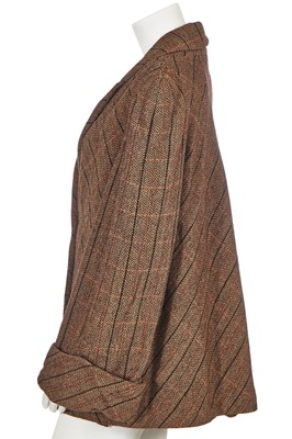 Lot 147 - A Biba brown wool swing coat, circa 1974