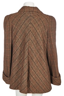 Lot 147 - A Biba brown wool swing coat, circa 1974