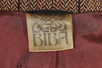 Lot 147 - A Biba brown wool swing coat, circa 1974