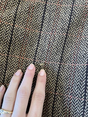 Lot 147 - A Biba brown wool swing coat, circa 1974