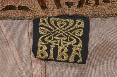 Lot 52 - A Biba logo-lace dress, circa 1970