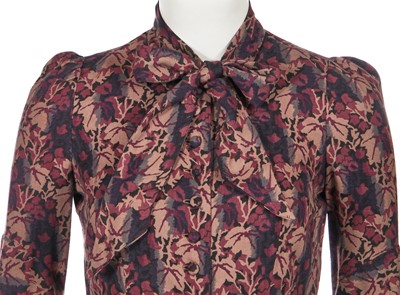 Lot 54 - Two printed Biba dresses circa 1970