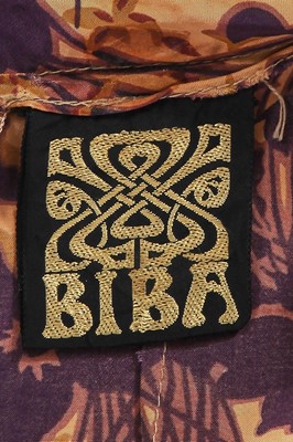 Lot 54 - Two printed Biba dresses circa 1970