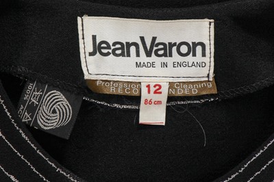 Lot 428 - A Jean Varon embellished black wool tunic, 1970s