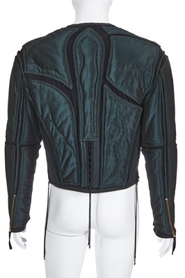 Lot 138 - A Jean Paul Gaultier men's armour jacket, 'The Modern Man/Sphere and Cube' collection, Autumn/Winter 1996/97