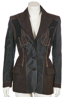 Lot 350 - A Jean-Paul Gaultier 'inside out' jacket, ‘Women Among Women’ collection Autumn-Winter 1989-90