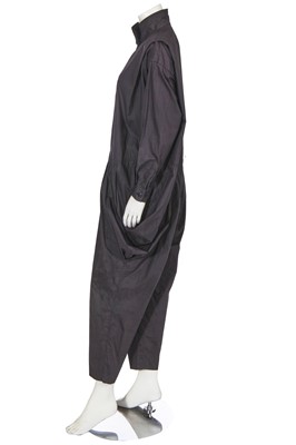 Lot 146 - An Issey Miyake grey cotton jumpsuit, late 1970s