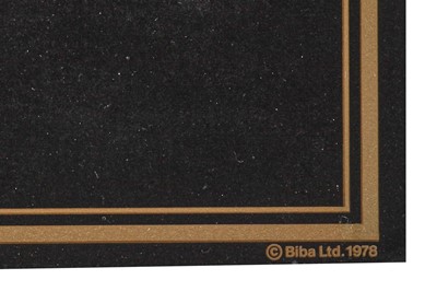 Lot 157 - A group of Biba press photos and posters, late 1960s-1978