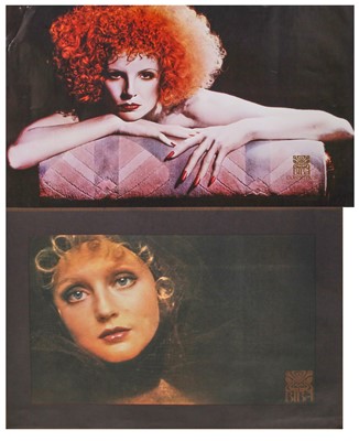 Lot 157 - A group of Biba press photos and posters, late 1960s-1978
