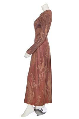 Lot 56 - A Biba nude cotton mesh dress, circa 1970