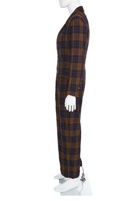 Lot 179 - A Jean Paul Gaultier men's tartan wool jumpsuit, probably 'Rock Stars/Forbidden Gaultier' collection, Autumn-Winter 1987-88