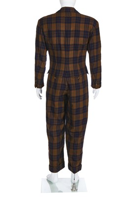Lot 179 - A Jean Paul Gaultier men's tartan wool jumpsuit, probably 'Rock Stars/Forbidden Gaultier' collection, Autumn-Winter 1987-88