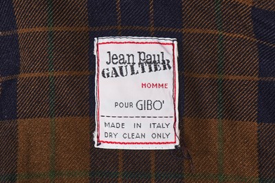 Lot 179 - A Jean Paul Gaultier men's tartan wool jumpsuit, probably 'Rock Stars/Forbidden Gaultier' collection, Autumn-Winter 1987-88