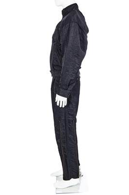 Lot 50 - A good Issey Miyake men's inflatable black nylon ensemble, Autumn-Winter 1985-86
